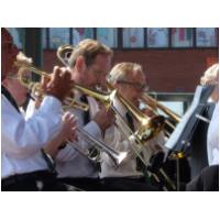 The Hunstanton Carnival - Our Director of Music, Chris Gutteridge mixing it with the brass! - 27th June, 2010 - Photo Jan Foster